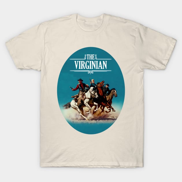 The Virginian - 60s/70s Tv Western T-Shirt by wildzerouk